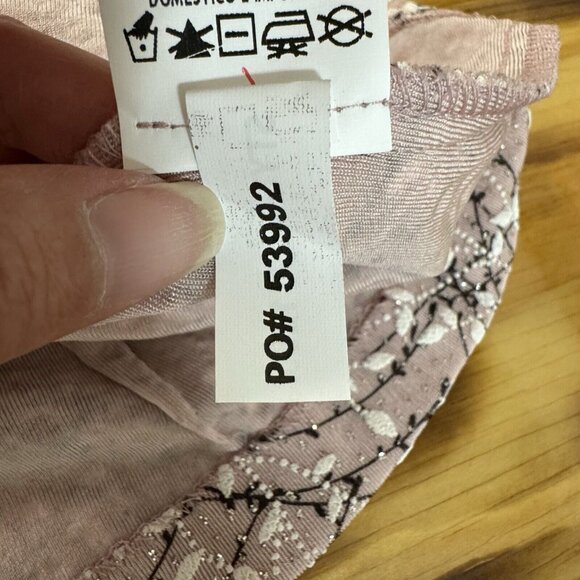 Alex Evenings Women's Blouse Tank Top Size Medium Purple Glitter Stretch Classic - Picture 8 of 9